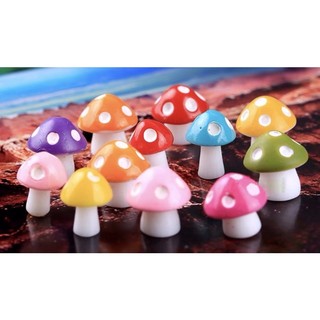 Nấm mini (2cm) trang trí hồ mini tiểu cảnh