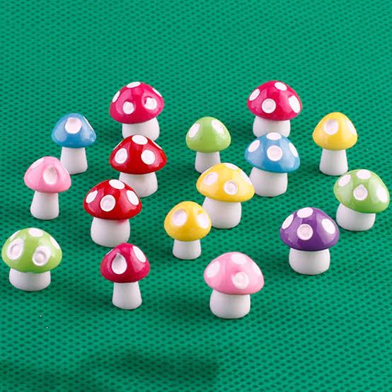 Nấm mini (2cm) trang trí hồ mini tiểu cảnh