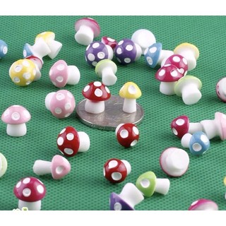 Nấm mini (2cm) trang trí hồ mini tiểu cảnh