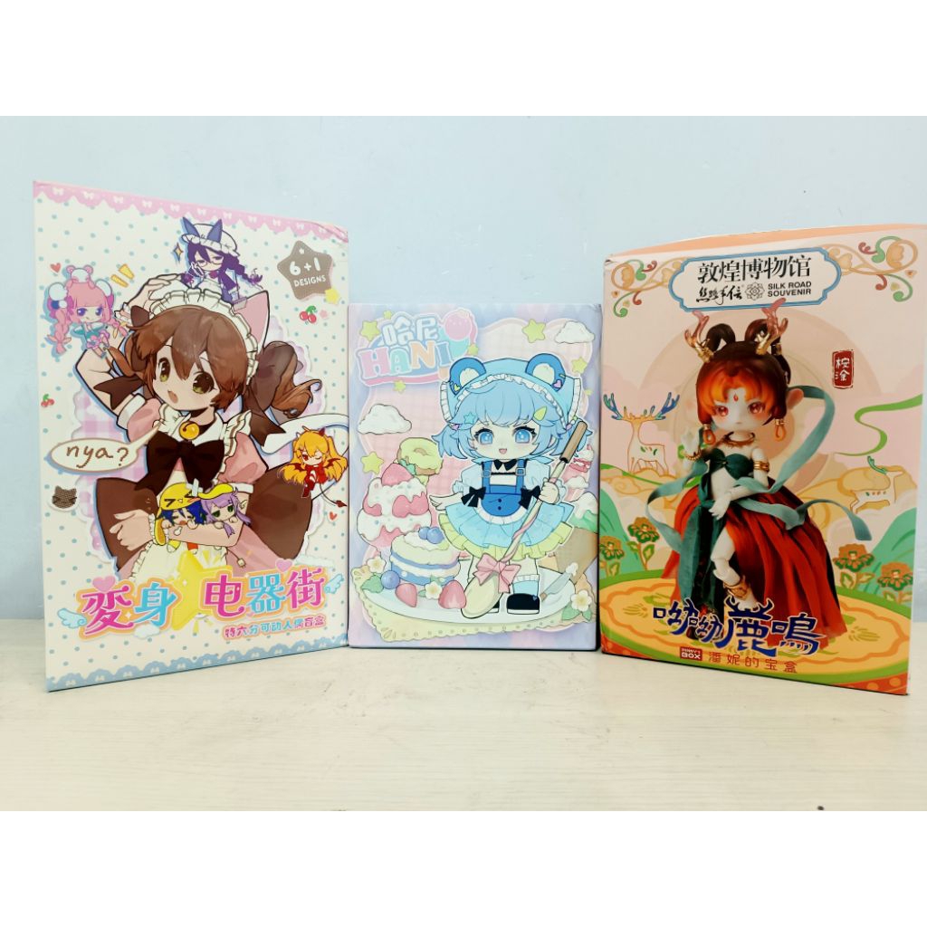 Tổng hợp blind box búp bê BJD Nagi, Hani ... (đã mở hộp check thẻ)