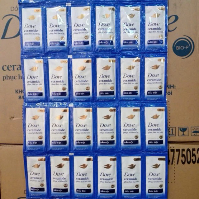 Combo 6 dây dầu gội / dầu xả Dove 10gói x 6g