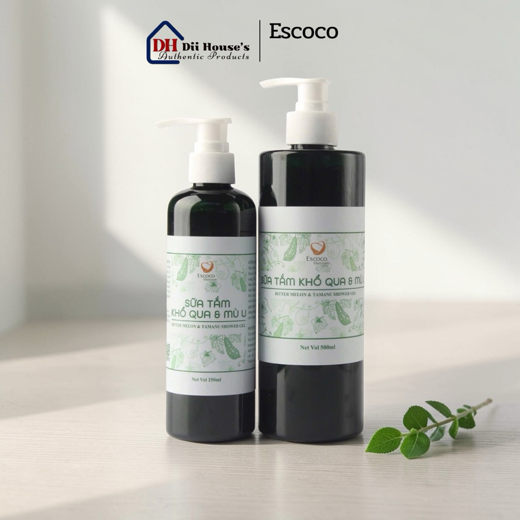 Sữa tắm khổ qua & mù u Escoco - Bitter Melon & Tamanu Shower Gel - dii.