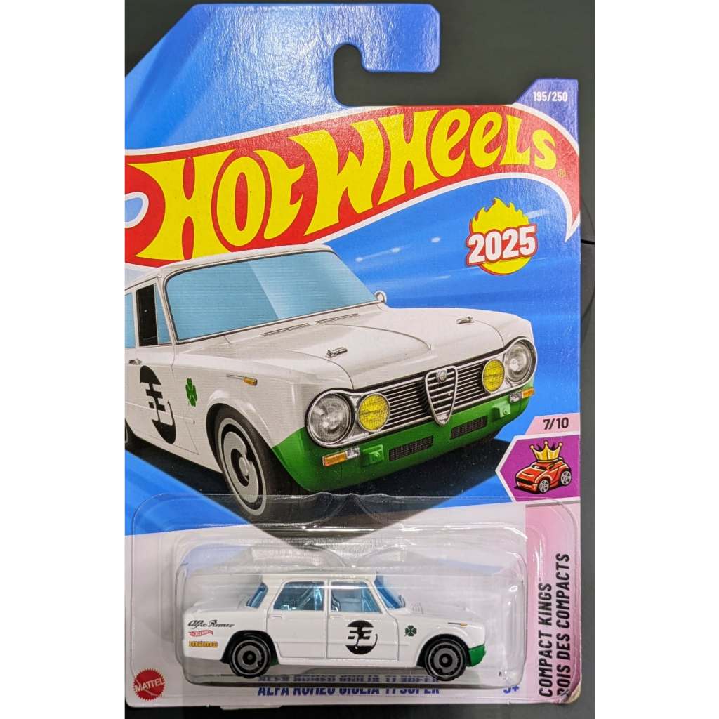 Xe mô hình Hotwheels Compact Kings - Alfa Romeo Giulia Ti Super