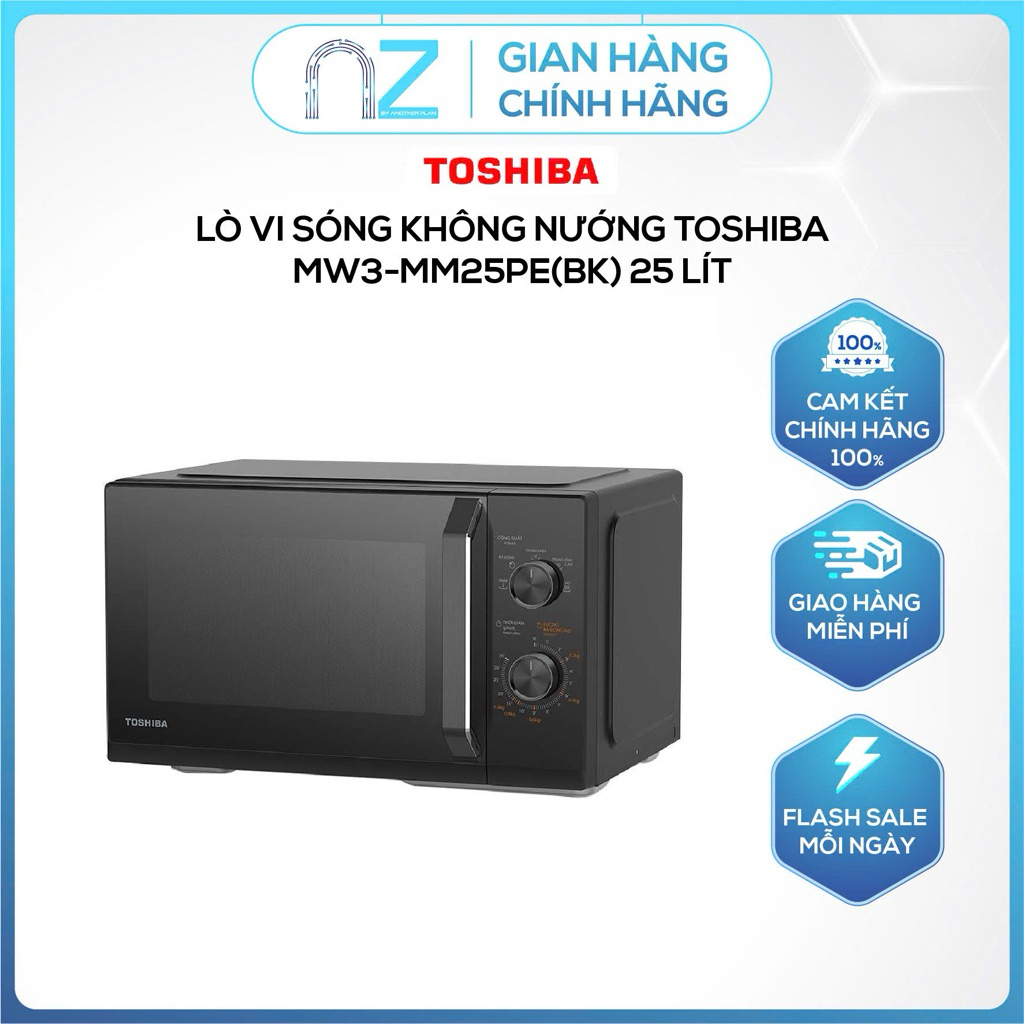 Lò vi sóng không nướng Toshiba MW3-MM25PE - Dung tích 25 Lít