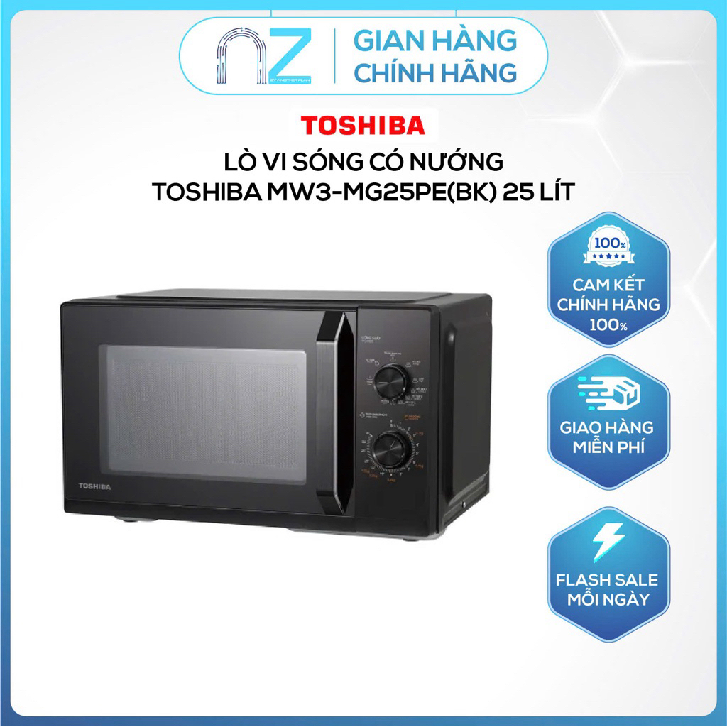 Lò vi sóng có nướng Toshiba MW3-MG25PE(BK) 25 lít