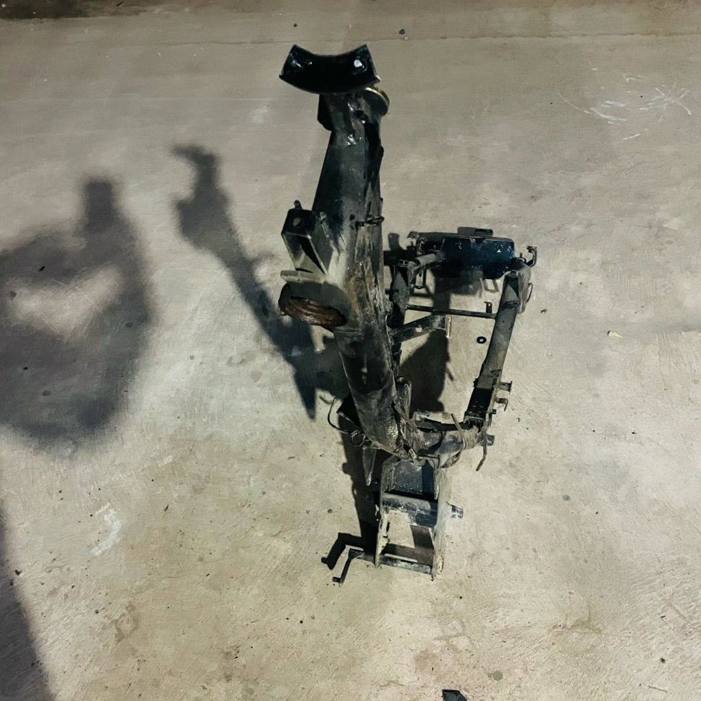 khung sườn sym amigo rin tháo xe