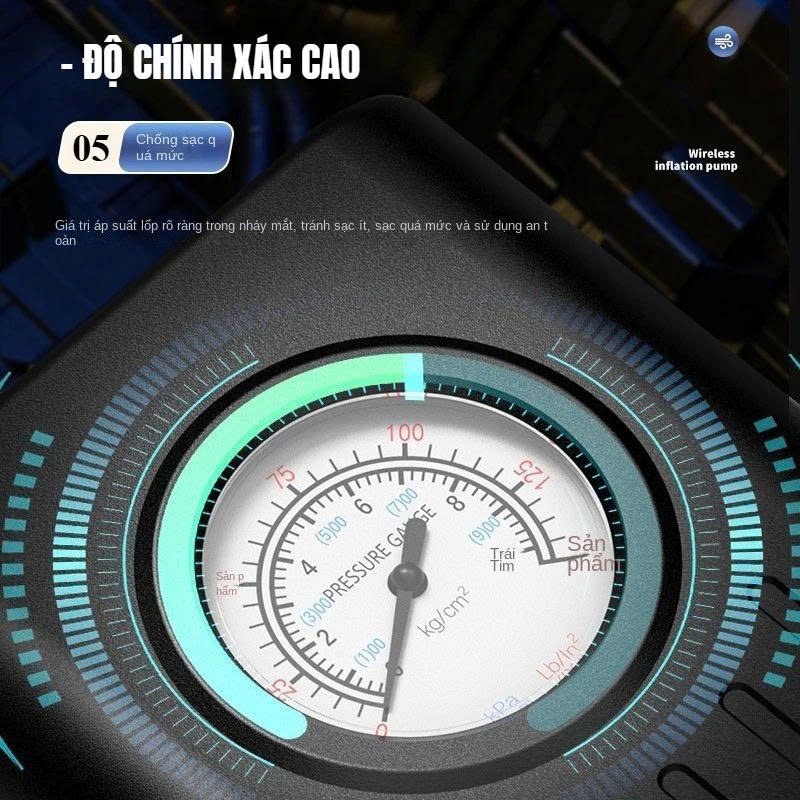 Máy bơm lốp ô tô , Máy bơm lốp Mini có độ chính xác cao Bơm bơm hơi điện tử bơm hơi nhanh cho xe máy, xe đạp, ô tô | BigBuy360 - bigbuy360.vn