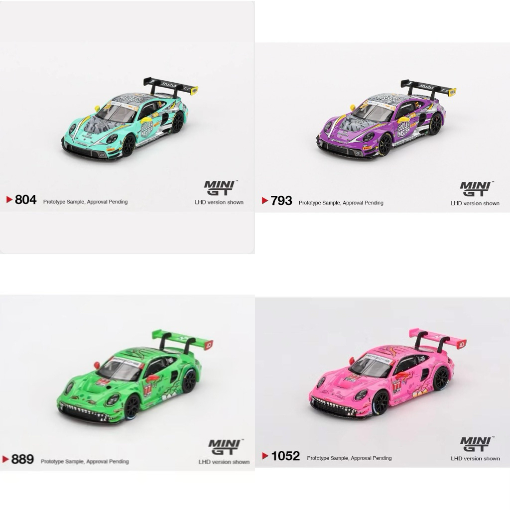 Xe Mô Hình 1:64 MiniGT Porsche 911 GT3 R - NewBox/NewCard