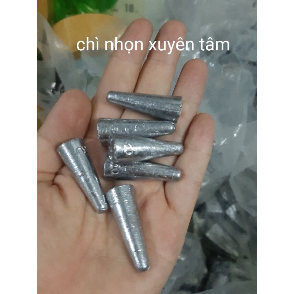 (1kg) giá rẻ CHÌ CÂU CÁ 20g-200g. CHÌ XUYÊN TÂM. CHÌ NHỌN. CHÌ NHỌN CÂU CÁ. CHÌ CÂU CÁ XUYÊN TÂM