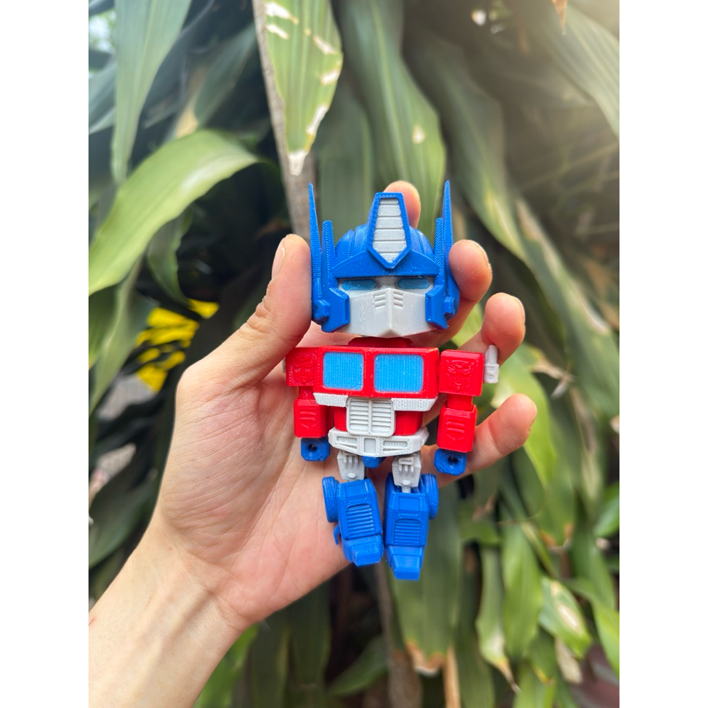 Mô hình người máy Optimus Prime in 3D, mô hình Transformers in 3D, mô hình robot xe hơi