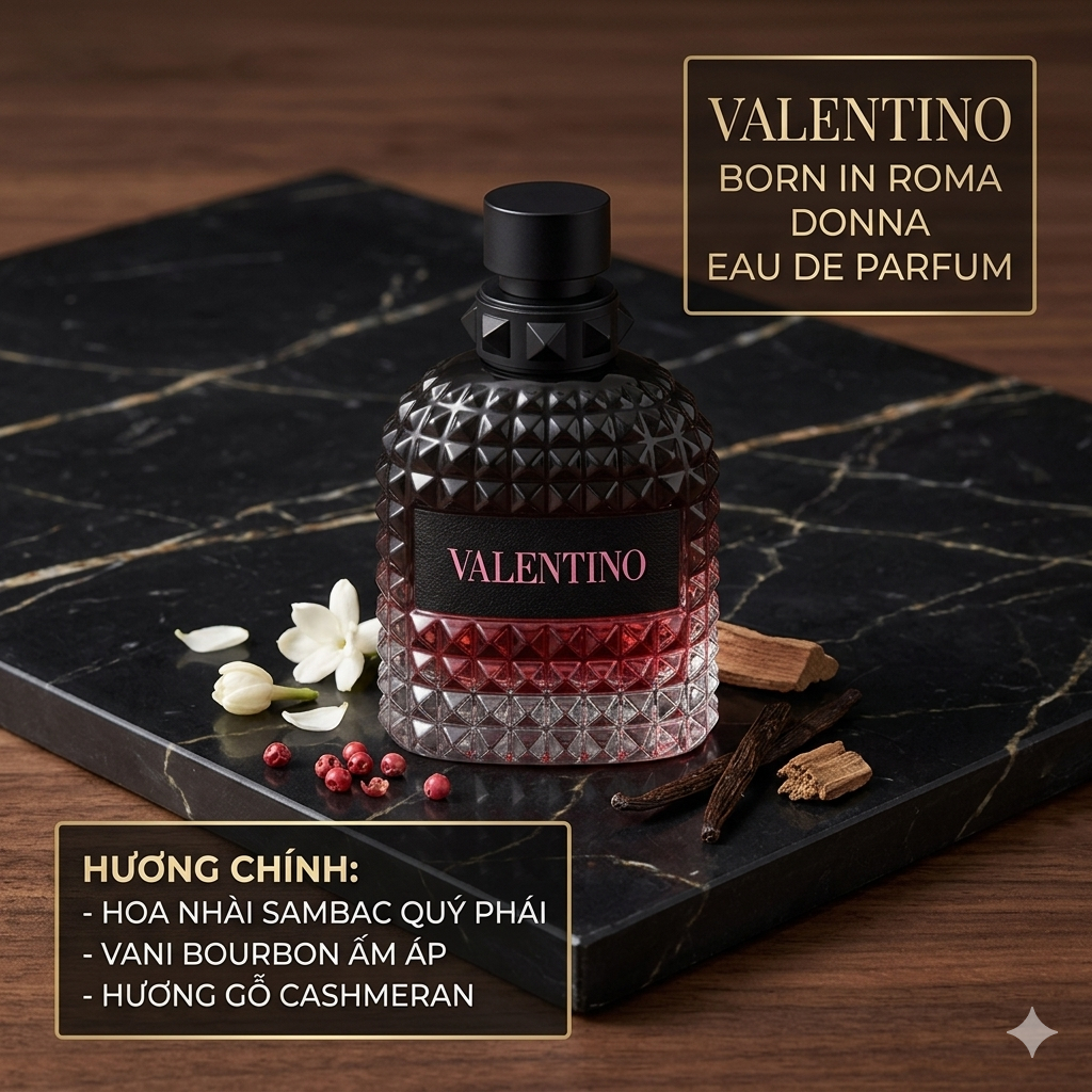 (Chiết) Nước Hoa Nữ Valentino Donna Born In Roma Intense EDP