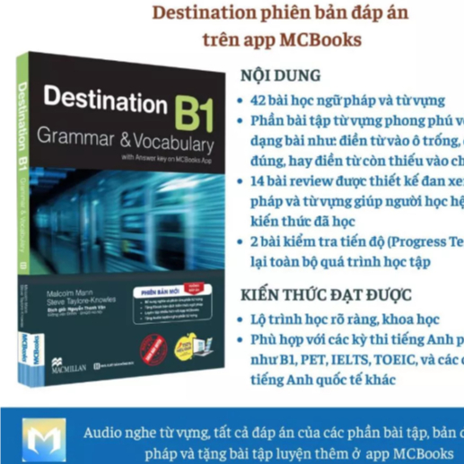 Sách - Destination Grammar & Vocabulary B1 (kèm đáp án) - MC