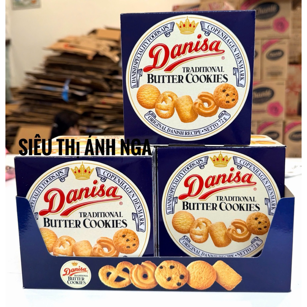 Combo 6 Hộp Bánh Quy Bơ Danisa 72g ( Bánh Lễ Hộp Nhỏ )