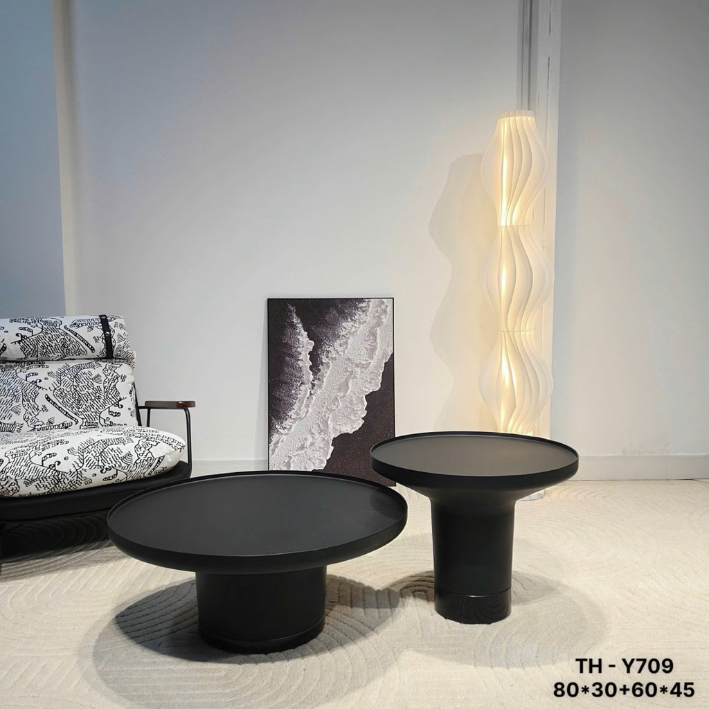 MÃ Y709 - CẶP BÀN TRÀ BLACK MABLE