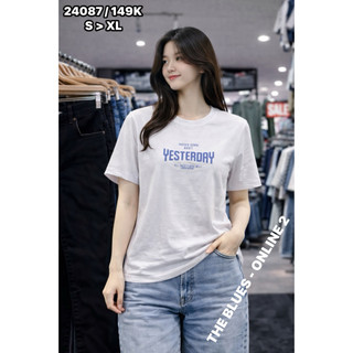 Áo Thun Nữ Form Rộng - The Blues 24087