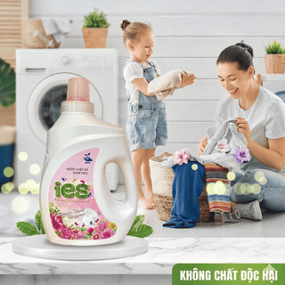 Can nước giặt xả sinh học IES đậm đặc 3,6kg - lưu hương đến 72 giờ an toàn cho cả gia đình