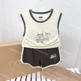 Bộ sát nách Uala Rogo chất petit 9M-48M UR067, UR498