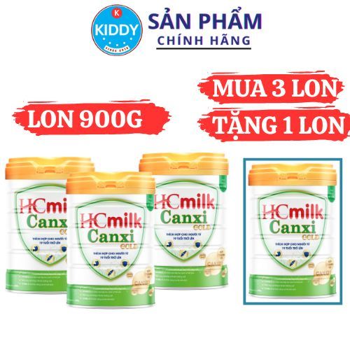 HC Milk Canxi Gold dành cho người từ 19 tuổi trở lên lon 900g (mẫu mới, date luôn mới)