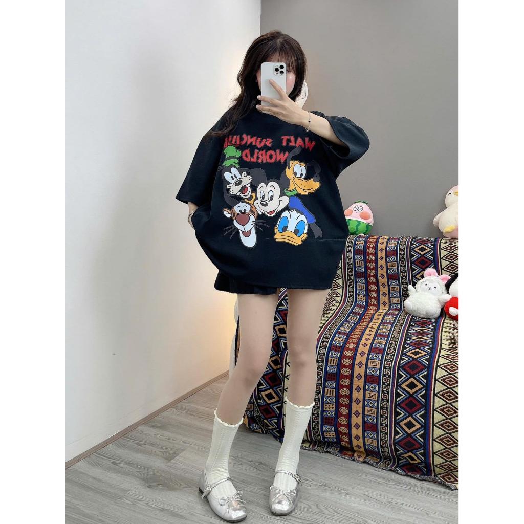 ( DEAL MỞ BÁN MÀU MỚI ) (BST MÙA HÈ 2026) ÁO PHÔNG BOXY FOM RỘNG MÀU ĐEN LSUNEY SUNES | BigBuy360 - bigbuy360.vn