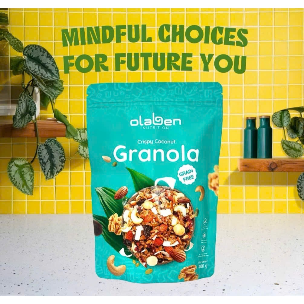 ✅️ [OLABEN NUTRITION] Hộp 400gr Granola Không Yến Mạch - Ngũ cốc Siêu Hạt Dinh Dưỡng by OLABEN