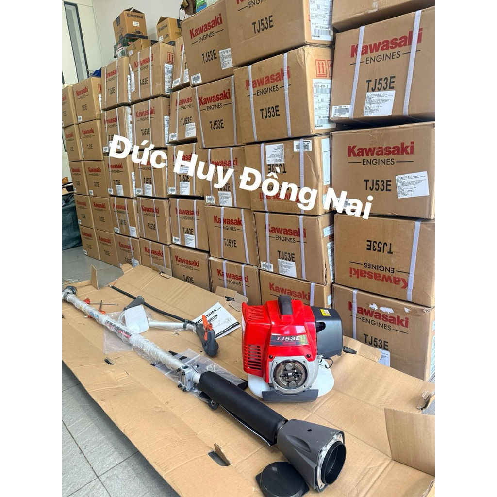 máy cắt cỏ kawasaki tj53 chính hãng