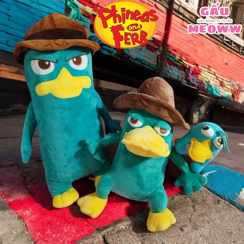 Gấu bông thú mỏ vịt Perry - Trong Phineas and Ferb