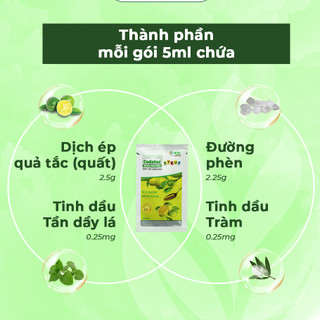 Thực phẩm bảo vệ sức khỏe Codatux Syrup hỗ trợ long đàm, giảm ho, đau họng. Hộp 30 gói