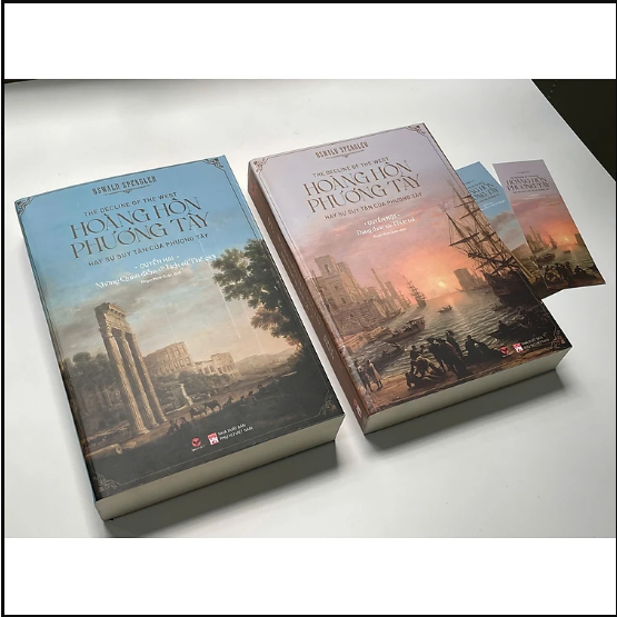 Sách (Combo 2 tập) HOÀNG HÔN PHƯƠNG TÂY - Oswald Spengler - Phạm Minh Quân dịch - Bách Việt