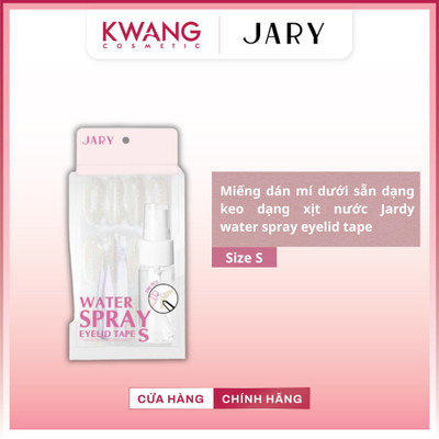 Miếng dán kích mí lưới sẵn keo dạng xịt nước Jary Water Spray Eyelid Tap (Size S,M,L)