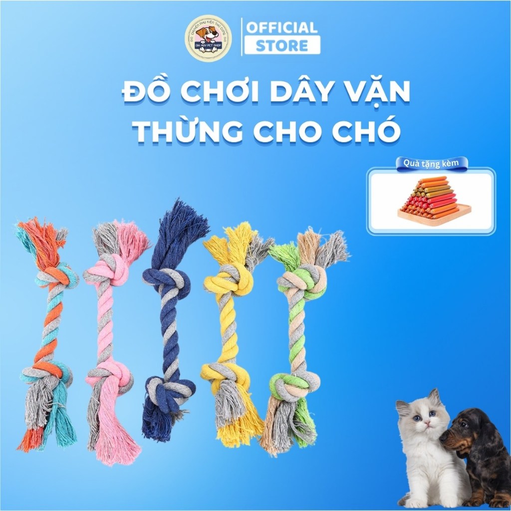 Đồ Chơi Dây Vặn Thừng Cho Chó