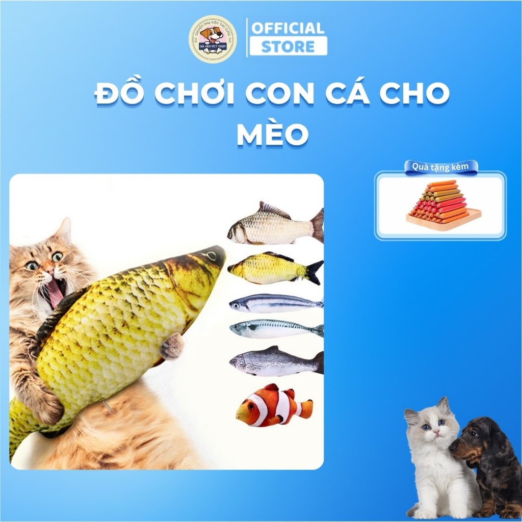 Cá Đồ Chơi Cho Mèo-Đồ Chơi Con Cá Cho Mèo