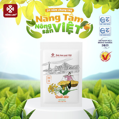 Ô mai (xí muội) quất dẻo Hồng Lam, túi 80g. Có vị chua, ngọt, thơm
