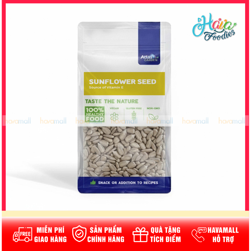 Hạt Hướng Dương Tách Vỏ Atlas Garden 265g – Atlas Garden Sunflower Kernel