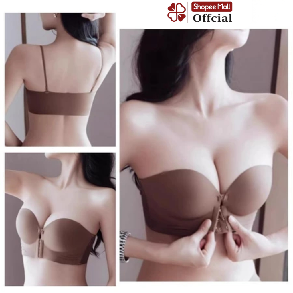 [ HỎA TỐC HCM] Áo Ngực Cúp Ngực Cài Trước Đệm Dày 5cm Siêu Nâng Ngực Che Mỡ Thừa CLOVER 946