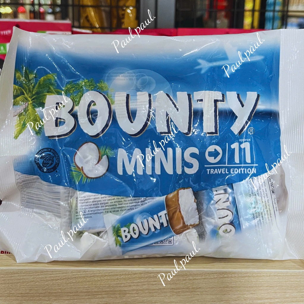 Kẹo Socola Dừa BOUNTY minis 333g Đức