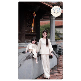 Pháp phục Trà Giang đôi Mẹ&bé gái🪷(Nhà Xuka handmade)