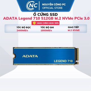 Ổ cứng SSD ADATA Legend 710 512GB M.2 NVMe PCIe 3.0 x4 - BH 36 tháng