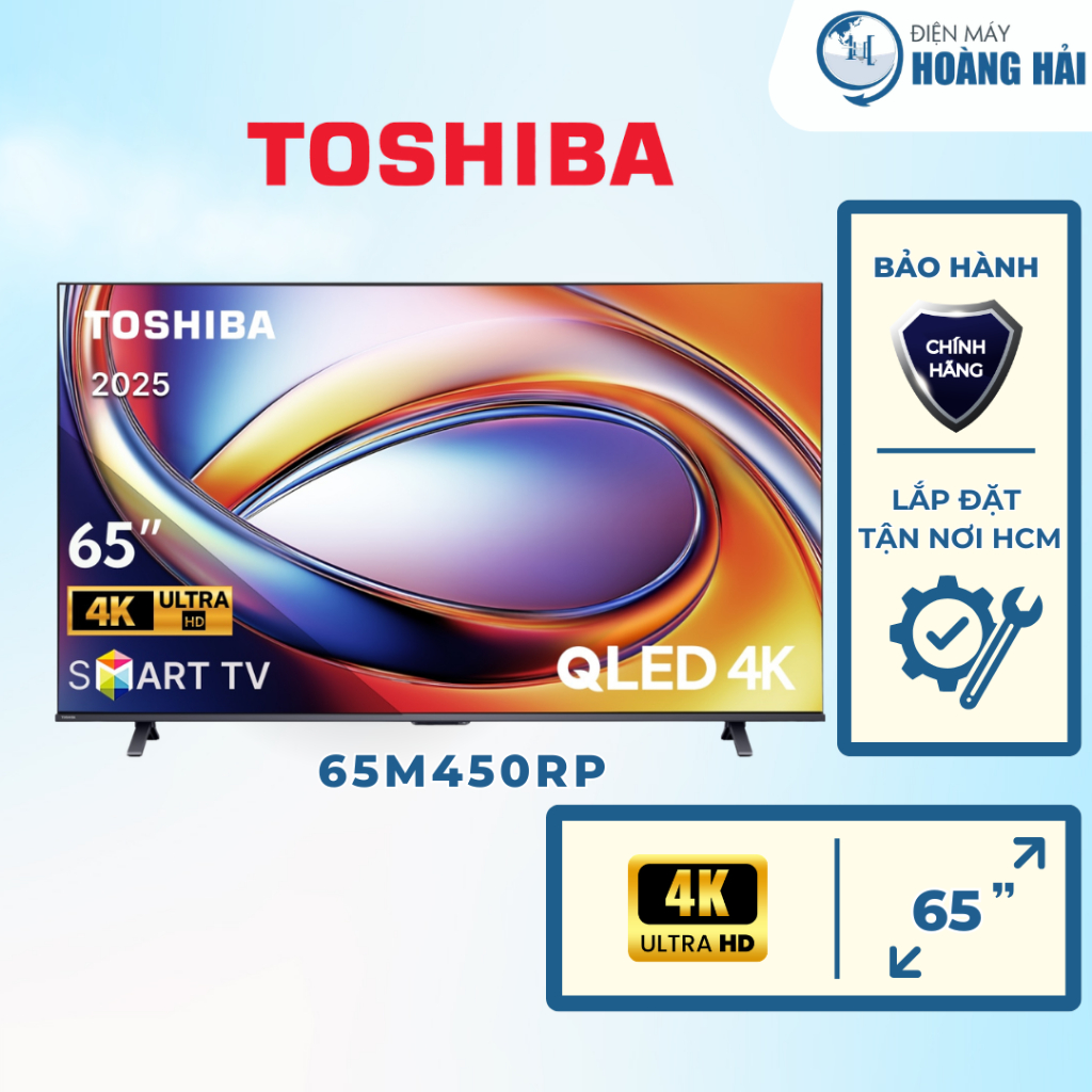 65M450RP | Smart Tivi QLED Toshiba AI 4K 65 inch 65M450RP - Hàng Chính Hãng