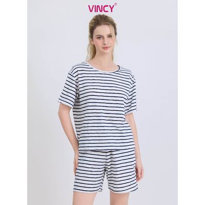 BST11W5T04-BỘ SHORT THUN VỚI THIẾT KẾ CỔ TRÒN ĐƠN GIẢN MANG LẠI SỰ TRẺ TRUNG, NĂNG ĐỘNG VÀ THOẢI MÁI KHI MẶC