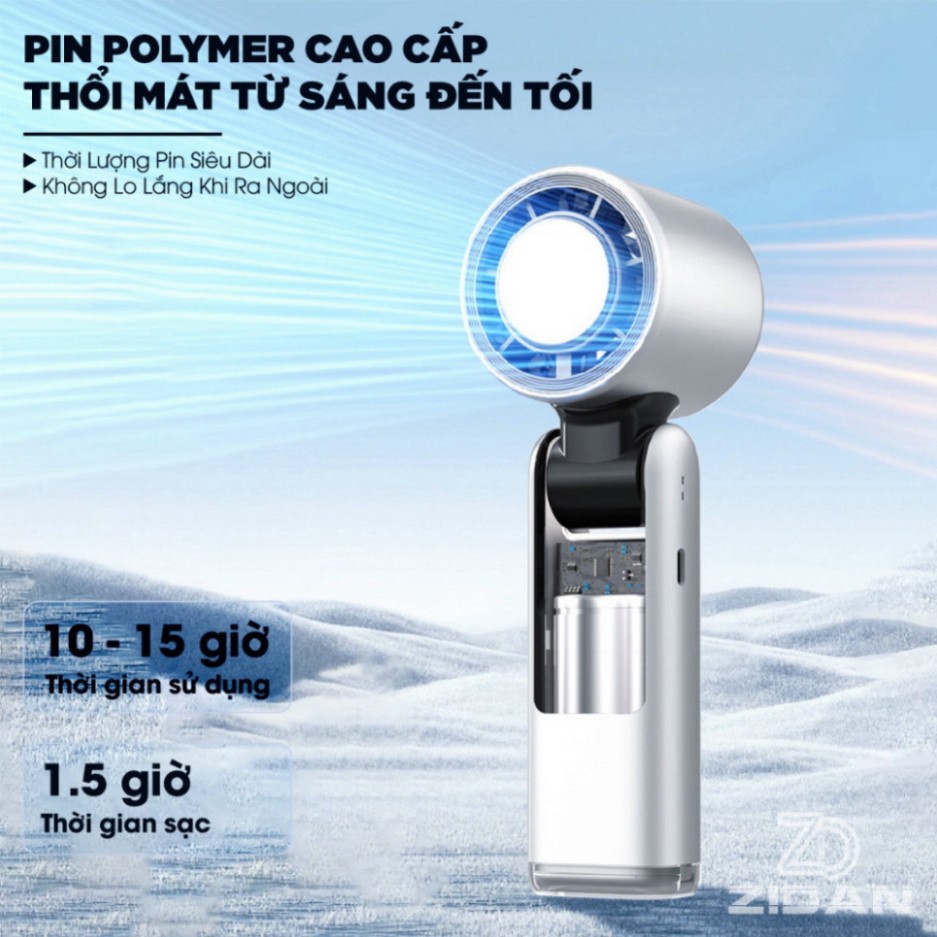 QUẠT CẦM TAY SÒ LẠNH K801 2026 – 100 CẤP ĐỘ GIÓ, LÀM MÁT NHANH, PIN TRÂU, MÀN HÌNH THÔNG MINH – HomeEase – Đồ Nhà Xịn | BigBuy360 - bigbuy360.vn