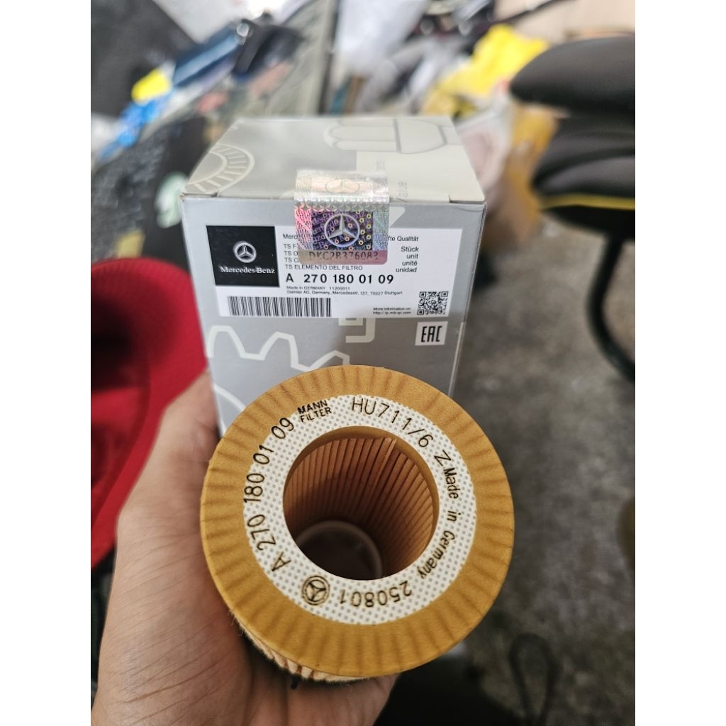 Lọc nhớt lọc dầu Mercedes w205 C180 C200 C250 CLA 180 CLA200 CLA250 E200 E250 E350 GLA200 GLA250 GLA