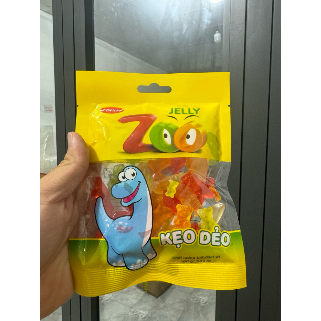 Kẹo dẻo zoo bibica gói 100g