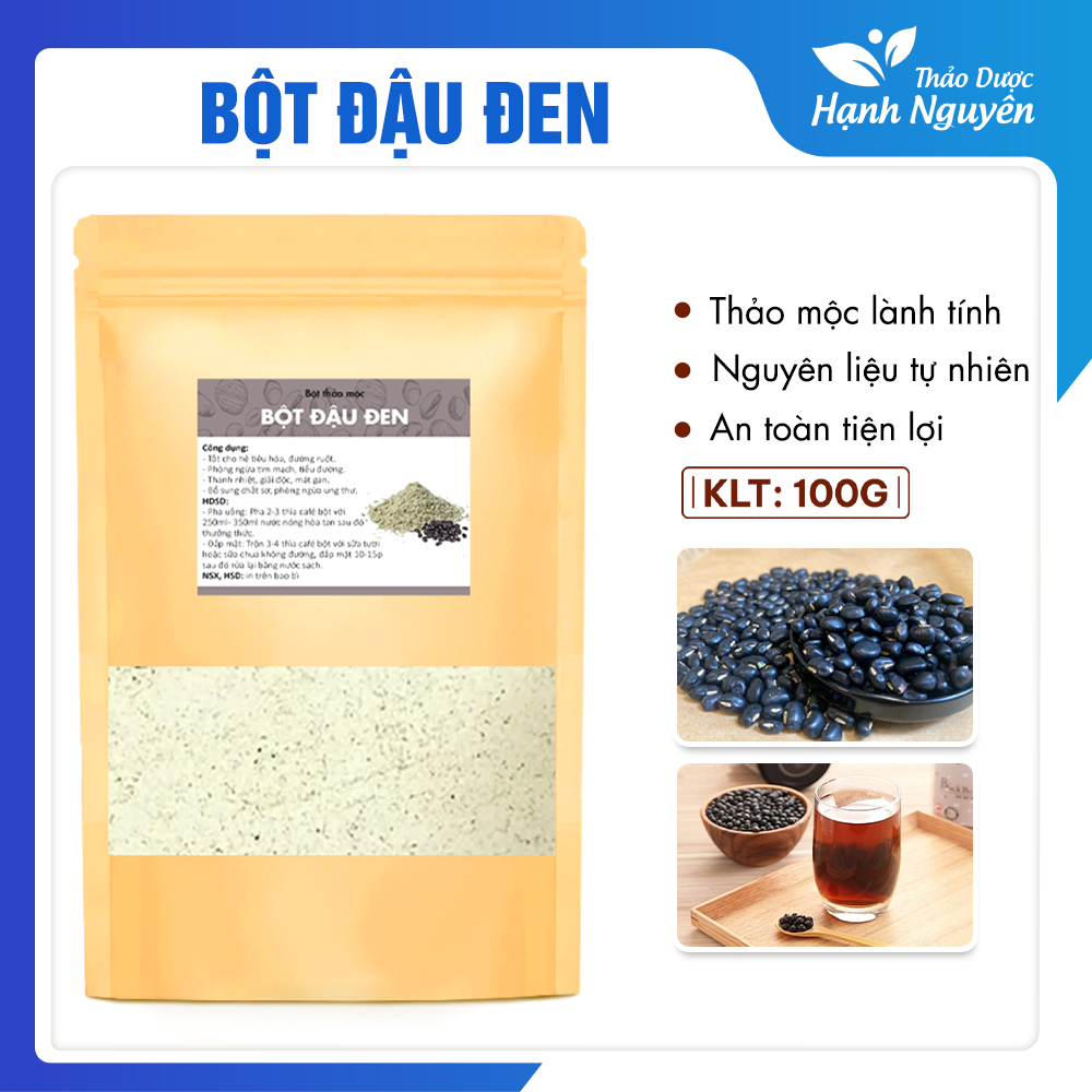Bột Đậu Đen 100g (Đậu đen đã rang thơm)
