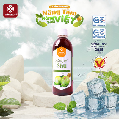 Nước cốt sấu Hồng Lam chai (500ml). Có vị chua, ngọt