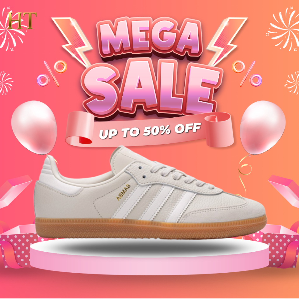 [ 𝙎𝘼𝙇𝙀 Chính Hãng ] Giày Adidas Samba AUTHENTIC. Giày Sneaker Samba Đế Nâu Basic Nam Nữ.