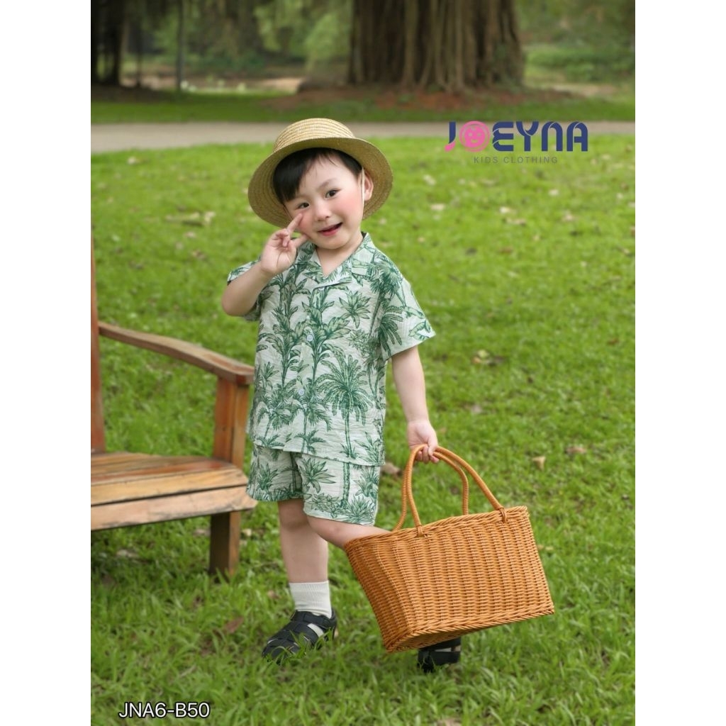 Sét bộ đũi hoa lá cây dừa cho bé Joeyna