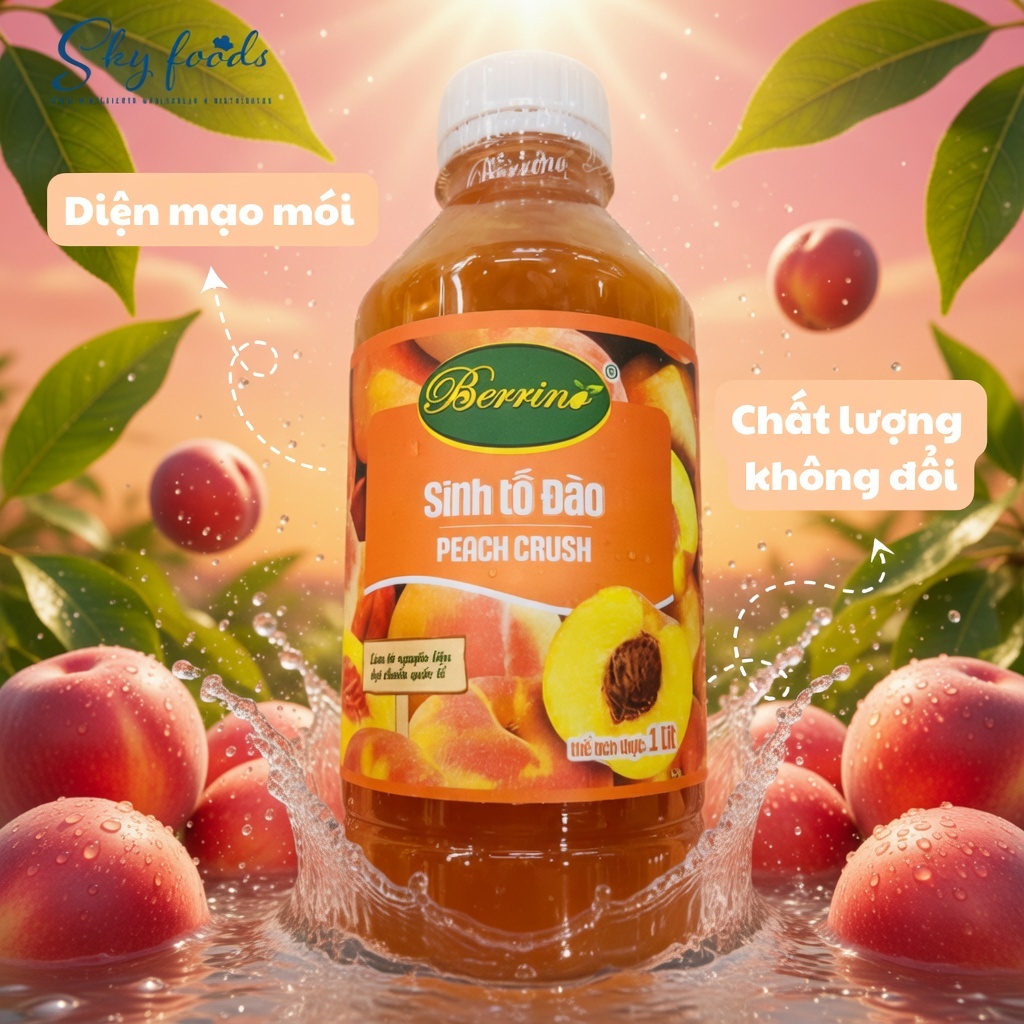 Sinh Tố Đào (Peach crush Berrino)