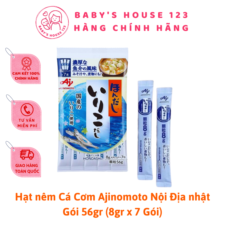 Hạt Nêm Cá Cơm Ajinomoto Hondashi Nội Địa Nhật - Gói 56gr
