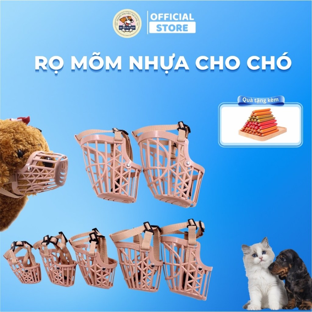 Rọ Mõm Nhựa Cho Chó Rọ Mõm Chó