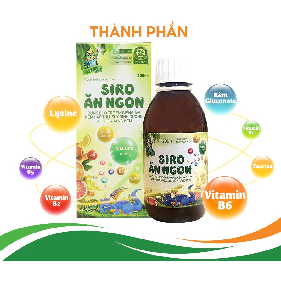 [Date 11/2026] Siro Ăn Ngon DK Pharma 200ml Giúp Trẻ Ngon Miệng, Tăng Cường Hấp Thu Dinh Dưỡng - DK 